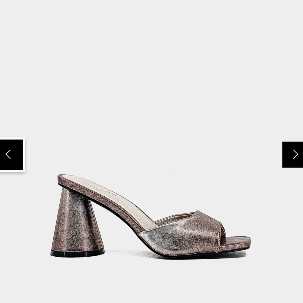 ShuShop Metallic Bronze Heels